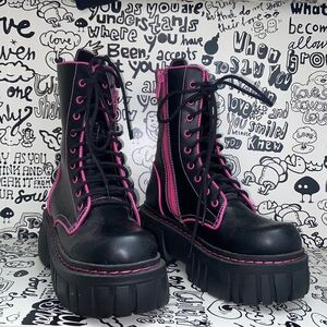 Dolls Kill x Horoscopez Licensed Trailblazer combat boots